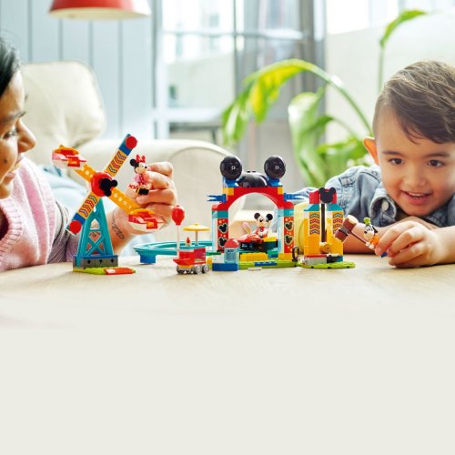 LEGO Disney 4+ Musse, Mimmi och Långbens tivoliskoj 10778