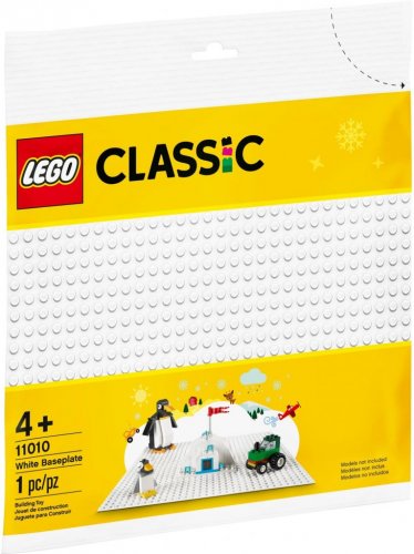 LEGO Classic Vit basplatta 11010