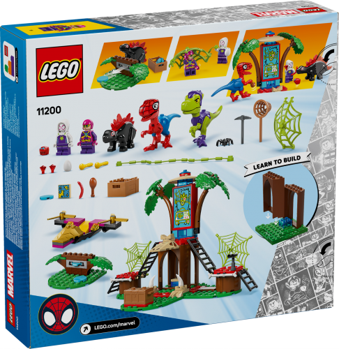 LEGO Super Heroes 4+ Spideys och Gobbys raptorstrid vid trädkojan 11200