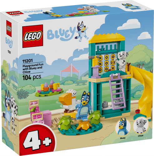 LEGO Bluey 4+ Skoj på lekplatsen med Bluey och Chloe 11201