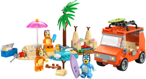 LEGO Bluey 4+ Blueys familjetur till stranden 11202