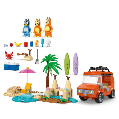 LEGO Bluey 4+ Blueys familjetur till stranden 11202