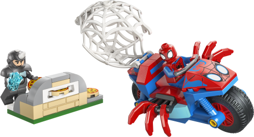 LEGO Super Heroes 4+ Spidey på sin motorcykel mot Rhino 11206