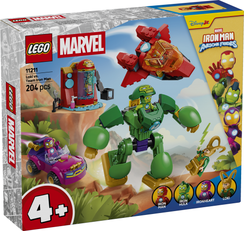 LEGO Super Heroes 4+ Loki mot Team Iron Man 11211