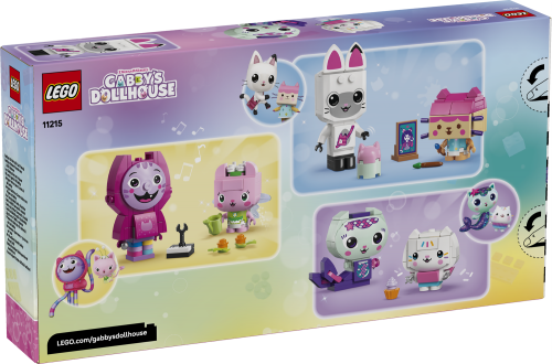 LEGO Gabbys Dollhouse Gabbys klossbyggda kattvänner 11215