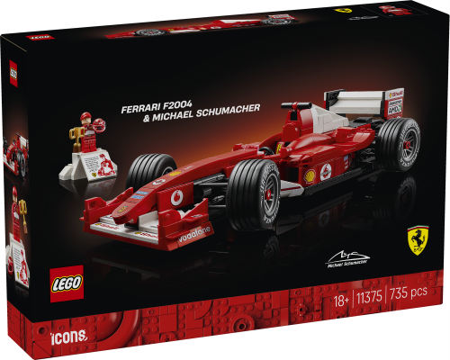 LEGO Icons Ferrari F2004 och Michael Schumacher 11375