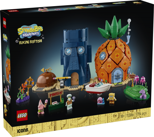 LEGO Icons Svampbob Fyrkant Bikinibotten 11386