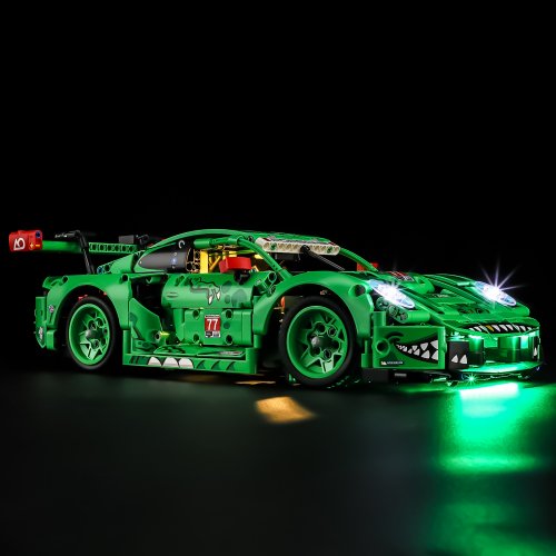 Belysning till Technic Porsche 911 GT3 R REXY AO Racing racerbil 42224 LGK829