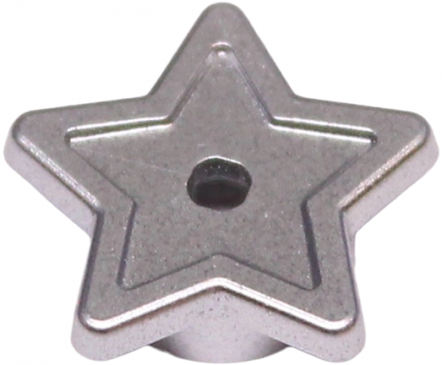 LEGO Star Symbol W. Tube And Hole Ø1.5 Metallic Silver B4098-6636363