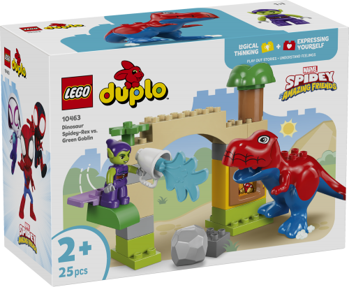 LEGO DUPLO Dinosaurien Spidey Rex mot Green Goblin 10463