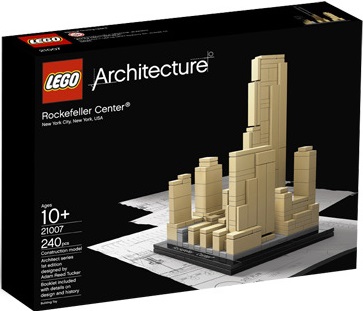 Exklusivt LEGO Architecture Rockefeller Center 21007
