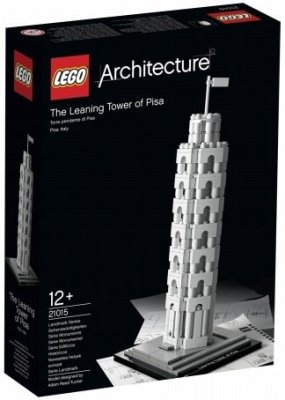 Exklusivt LEGO Architecture The Leaning Tower of Pisa 21015