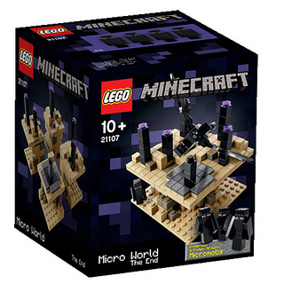 LEGO Minecraft Micromob 1 Enderman & 1 Ender Dragon Minifigures from 21107 NEW 