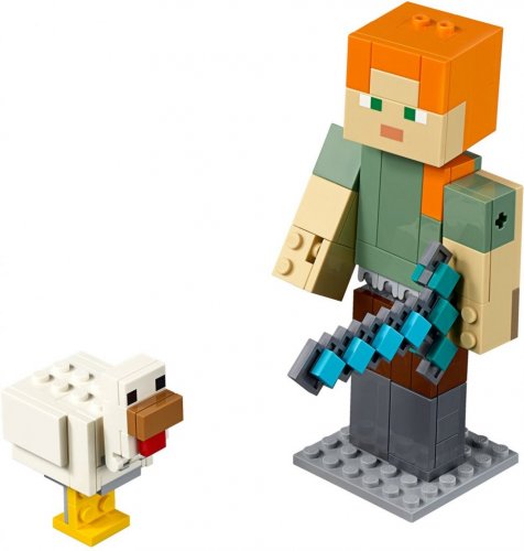 LEGO Minecraft BigFig Alex med kyckling 21149
