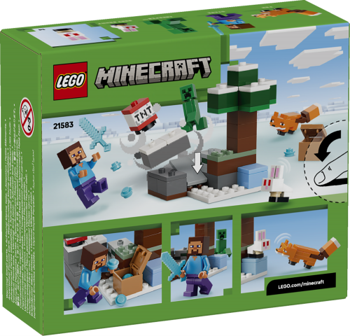 LEGO Minecraft Steves taigaäventyr 21583