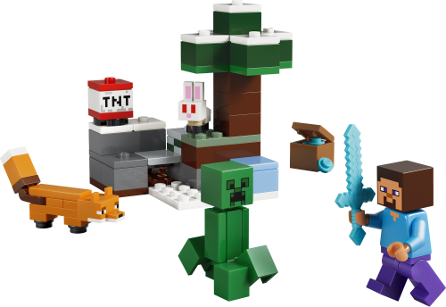 LEGO Minecraft Steves taigaäventyr 21583