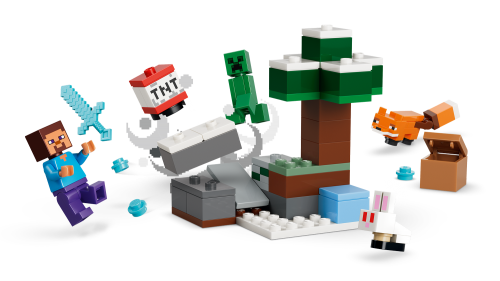 LEGO Minecraft Steves taigaäventyr 21583