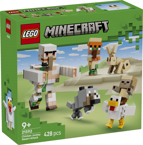 LEGO Minecraft Ökenattack med hönsryttare 21592