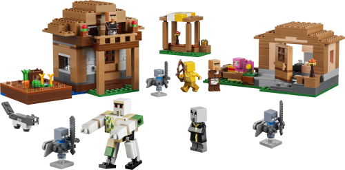 LEGO Minecraft Byattack med uppväckare 21596
