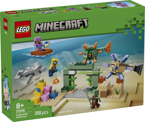 LEGO Minecraft Undervattensäventyr 21598