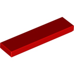 LEGO Flat Tile 1x4 Röd B1650-243121 | Lego | Bra Leksaker