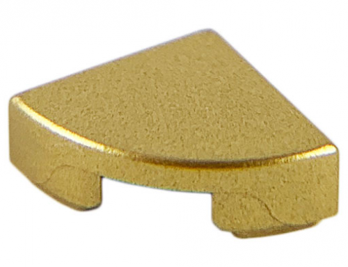 LEGO 1/4 Circle Tile 1x1 No.1000 Metallic Guld B3261-6251591