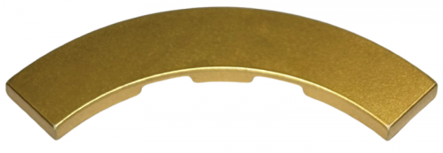 LEGO Tile 4x4 W. Bow No.3 Metallic Guld B3311-6579056