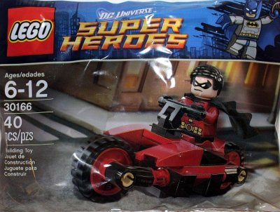 LEGO Super Heroes specialpåse Robin and Redbird Cycle 30166