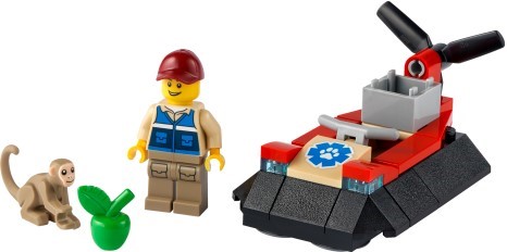 LEGO City Wildlife Rescue Hovercraft 30570
