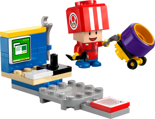 LEGO Super Mario Mario Kart Toad Pit Crew 30702