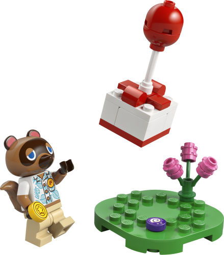 LEGO Animal Crossing Tom Nook och flygande present 30731