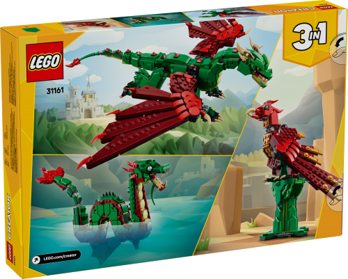 LEGO Creator Medeltida drake 31161