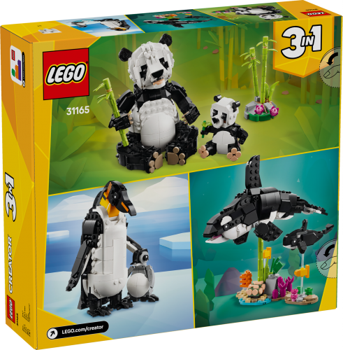 LEGO Creator Vilda djur pandafamilj 31165