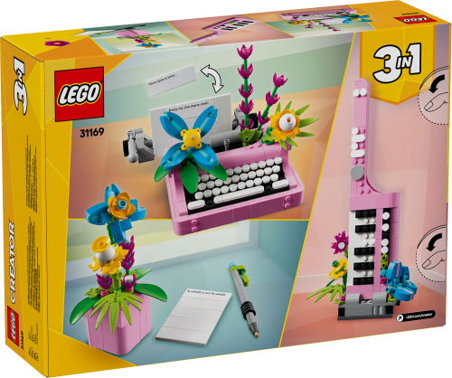 LEGO Creator Skrivmaskin med blommor 31169
