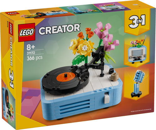 LEGO Creator Skivspelare med blommor 31172
