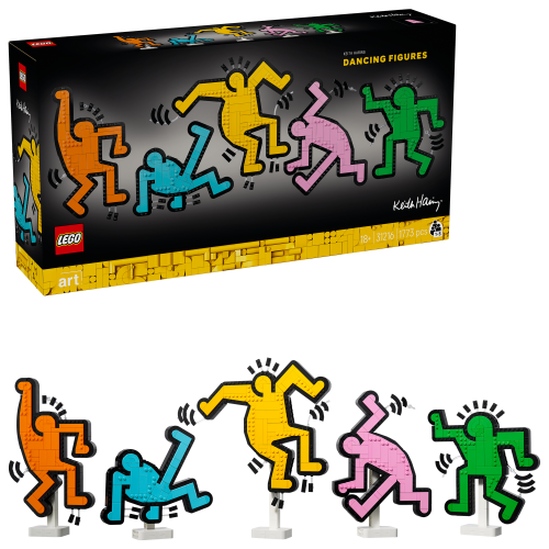 LEGO ART Keith Haring Dansande figurer 31216 | Lego | Bra Leksaker