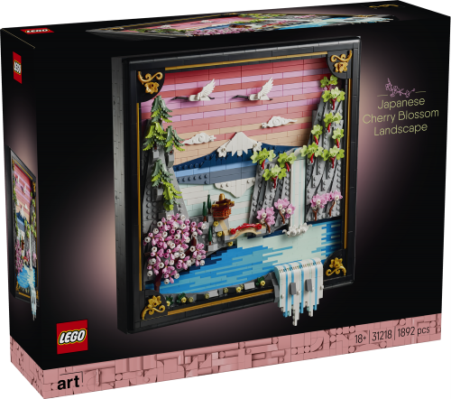 LEGO ART Landskap med japanska körsbärsblommor 31218