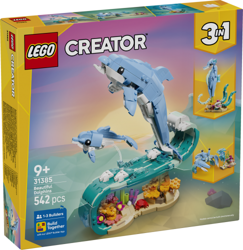 LEGO Creator Havsdjur: vackra delfiner 31385