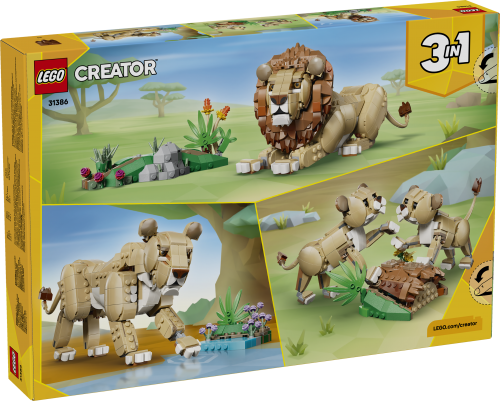 LEGO Creator Vilda djur: Majestätiskt lejon 31386