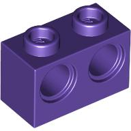 LEGO Technic Brick 1x2 W. 2 Holes Lila T1183-6610987
