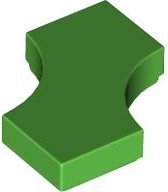 LEGO Tile 2x2 W. Cut Out Klargrön 6542391-B2621 | Lego | Bra Leksaker