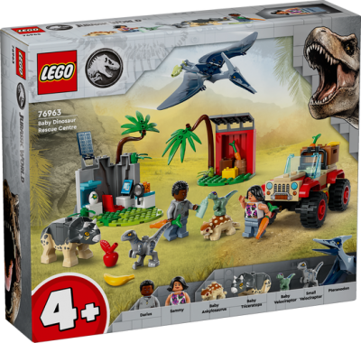 LEGO Jurassic World 4+ Räddningscenter för dinosaurieungar 76963