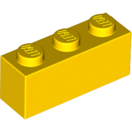 LEGO Gul Brick 1X3 362224-B126