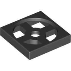 LEGO Turn Plate 2x2 Lower Part Svart R1187-368026