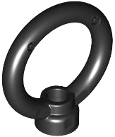 LEGO Ring 3x3 W. 3.2 Shaft Svart R0709-6602222