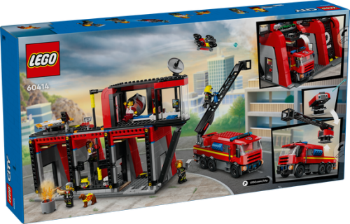 LEGO City Brandstation med brandbil 60414