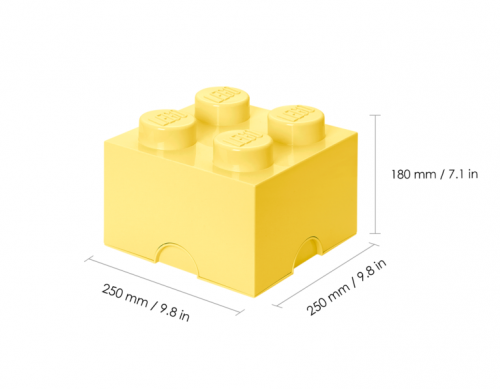 LEGO Förvaringslåda 4 Cool Yellow 40031741