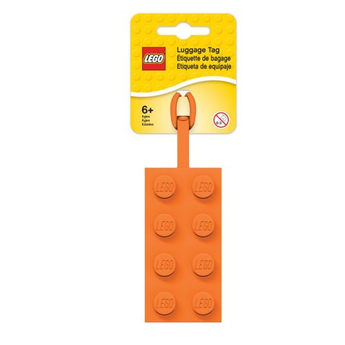 LEGO CLASSIC Luggage Tag Orange 52608
