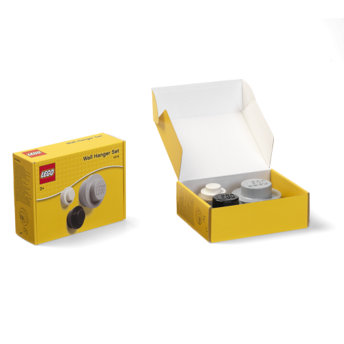 LEGO Wall Hangers Set, white, black, grey 40161733