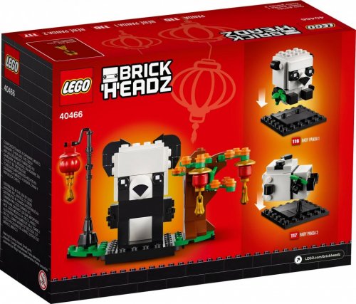 LEGO BrickHeadz Kinesiskt nyår och pandor 40466